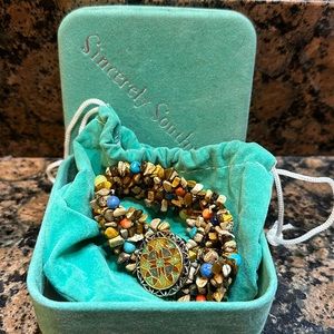 ⚜️NWOT💖HOST PICK💥beaded stretch SINCERELY SOUTHWEST bracelet